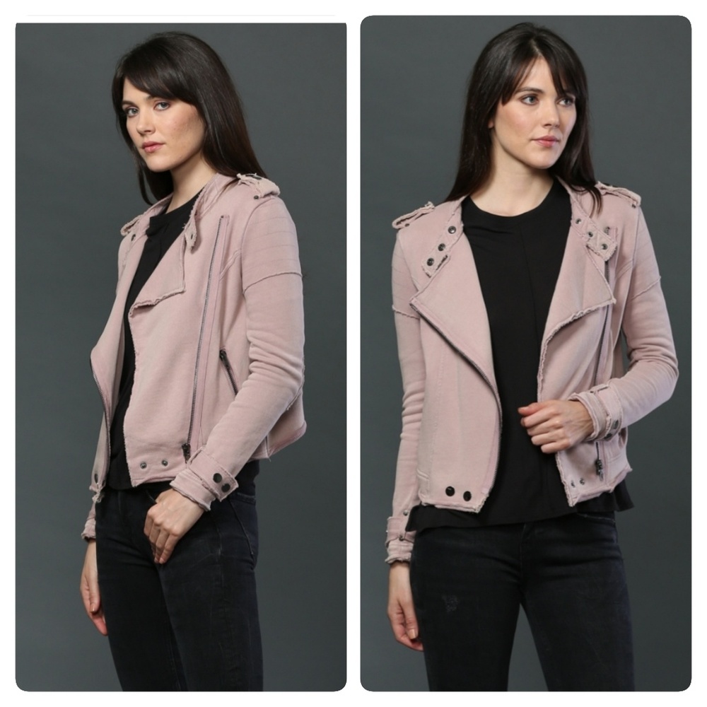 Last One❗Mauve Moto Jacket - Picture 6 of 9
